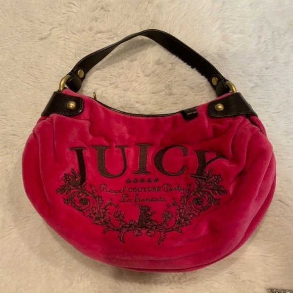 Juicy Couture Handbags - Vintage Y2K Juicy Couture Barrel Baguette  Handbag